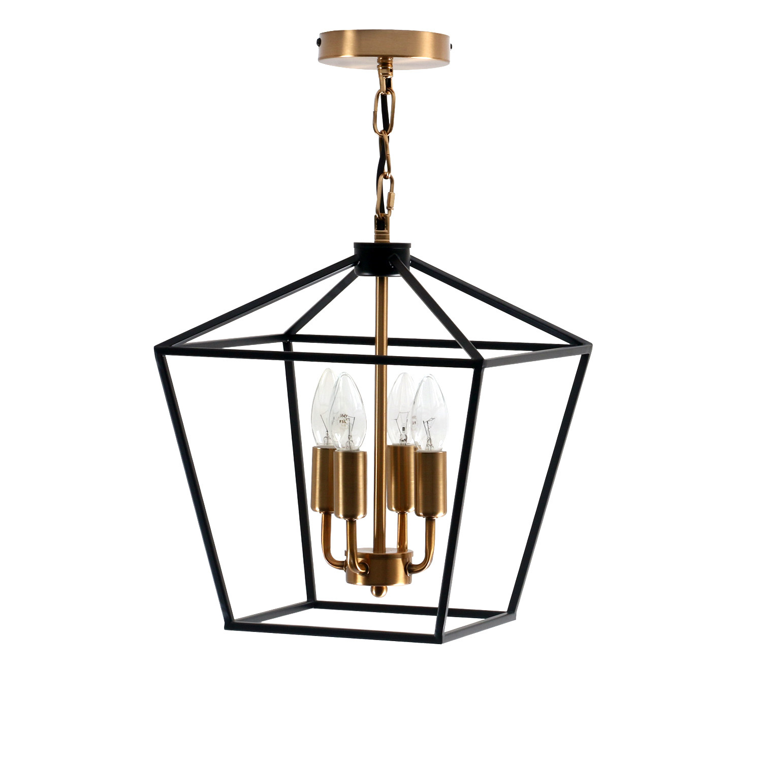 美式乡村铁艺吊灯客厅餐厅卧室玄关复古创意现代简约金色灯具