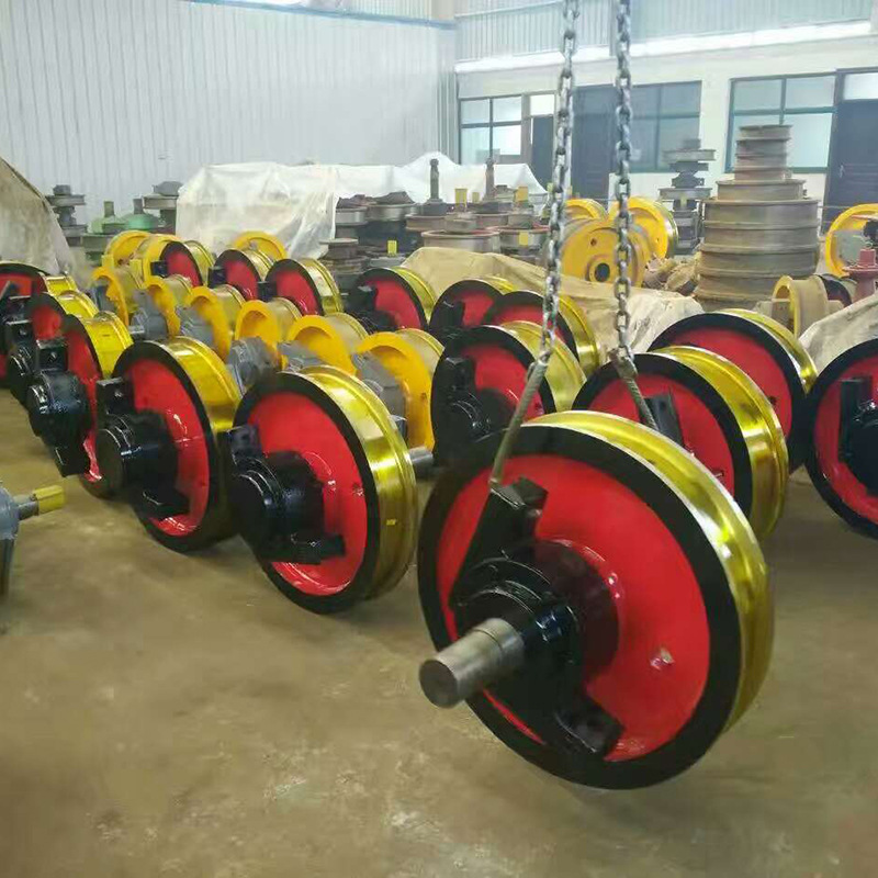 厂家销售双梁起重机行走轮 500角箱轮 大驱动行车轮