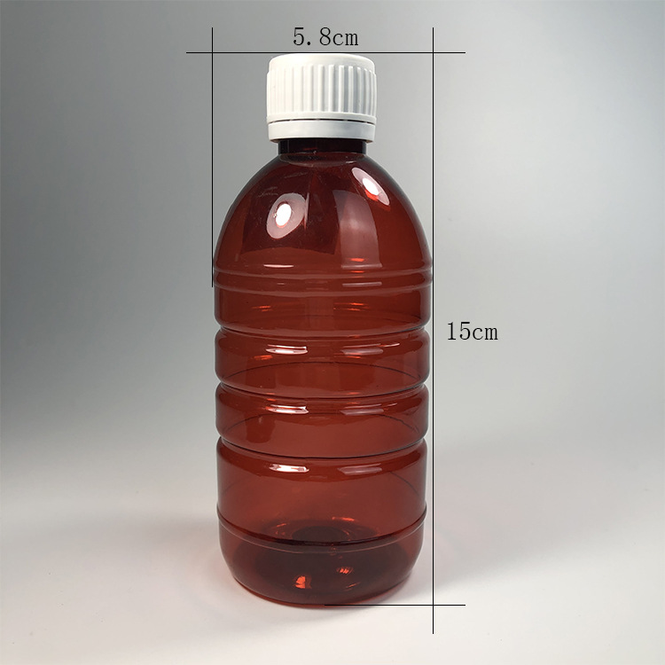 大量供应300ml 农药塑料瓶 化工液体分装透明塑料瓶子