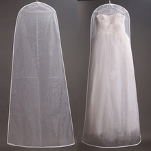 婚纱防尘罩礼服防尘罩婚纱礼服秀合袋防尘透气透明加长玻璃纱批发