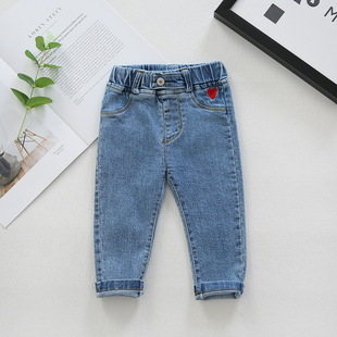 小孩牛仔裤女