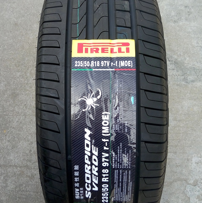 倍耐力235/50r18 97v moe verde 防爆轮胎