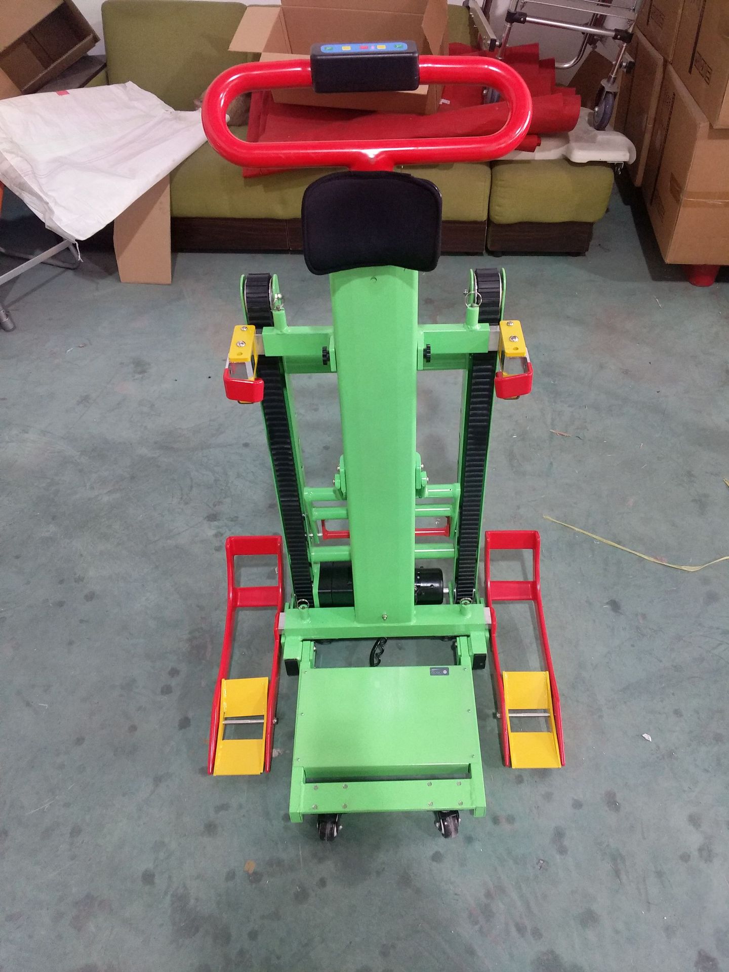 履带对接式电动爬楼梯车电动上下楼梯对接车两用爬楼梯拉货购物车