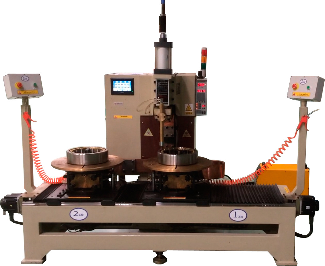 巨能制造中频直流自动电铆机轴承保持器中频热铆机巨能电铆机