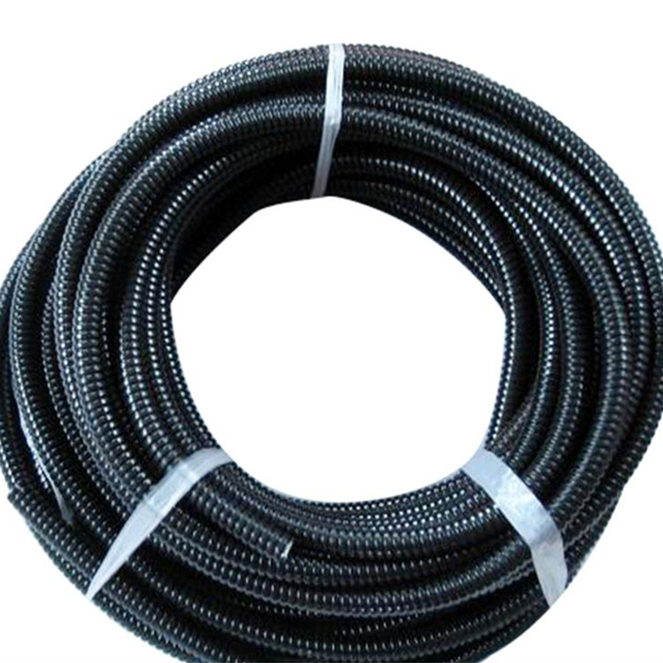 万宇耐蚀性 耐高温 耐磨损6mm-200mm黑色包塑金属软管 波纹管