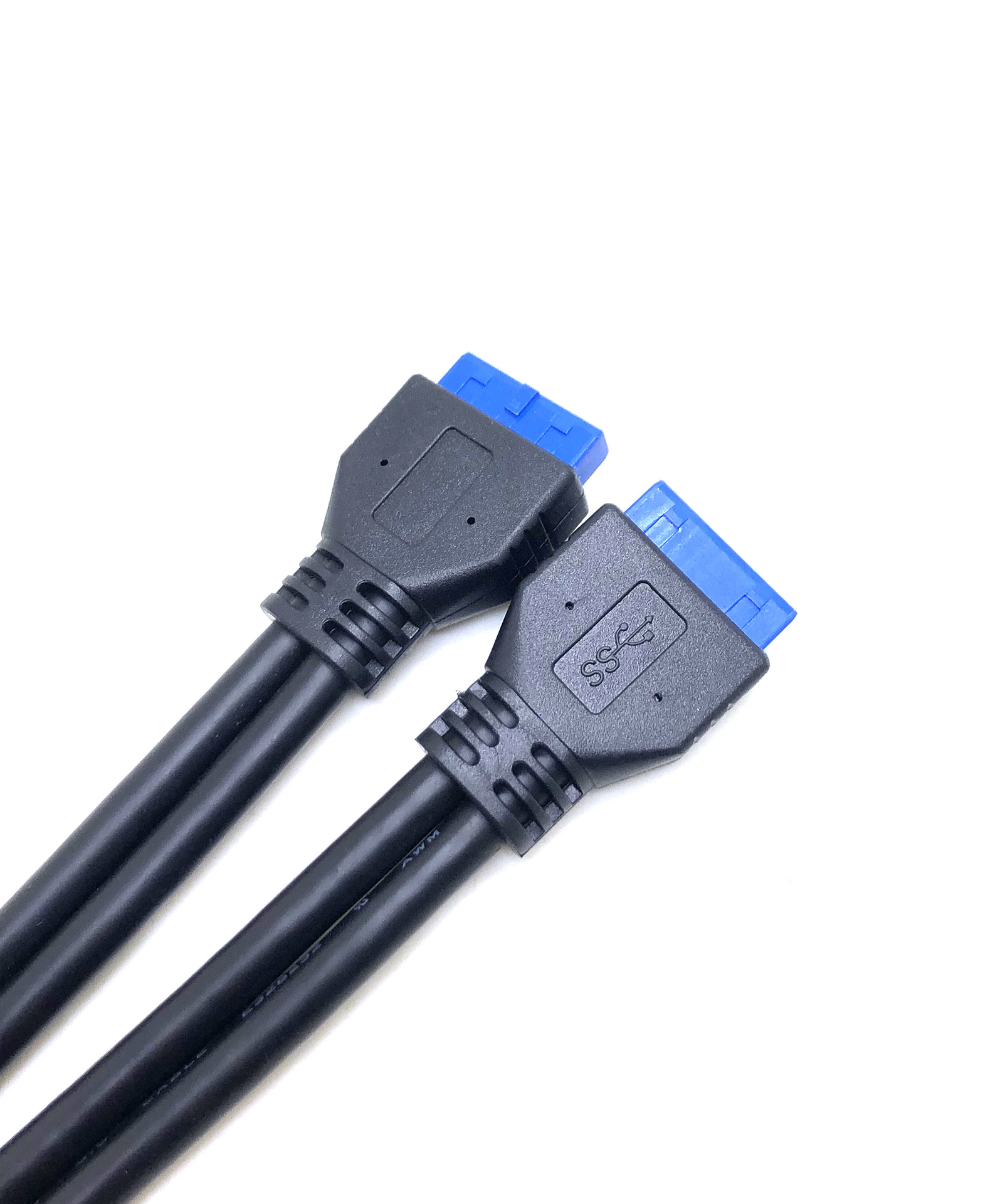 0主板数据线 usb3.0 20pin母对母数据线 20pin 3.0线
