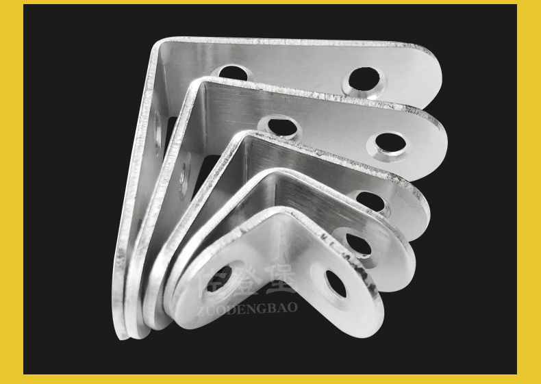 不锈钢角码90度l型角码加厚直角码三角支架不锈钢固定件支架批发