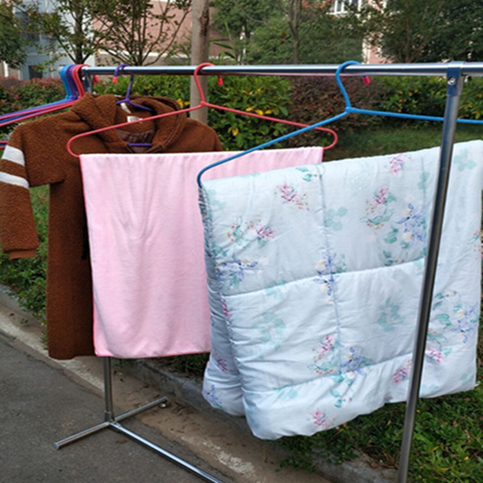 大衣架晒被子 床单家用大号晾被单的被套超大加粗浴巾不锈钢特大