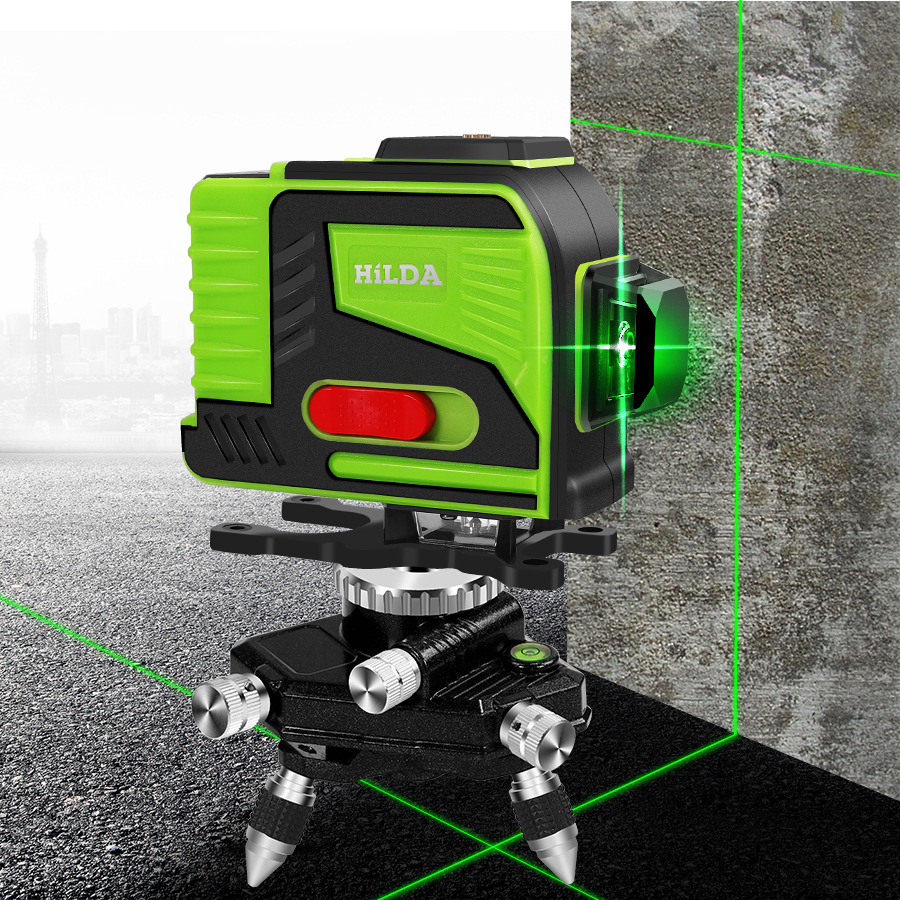12线遥控贴墙仪贴地仪墙地两用一体机绿光蓝光水平仪高精度红外线