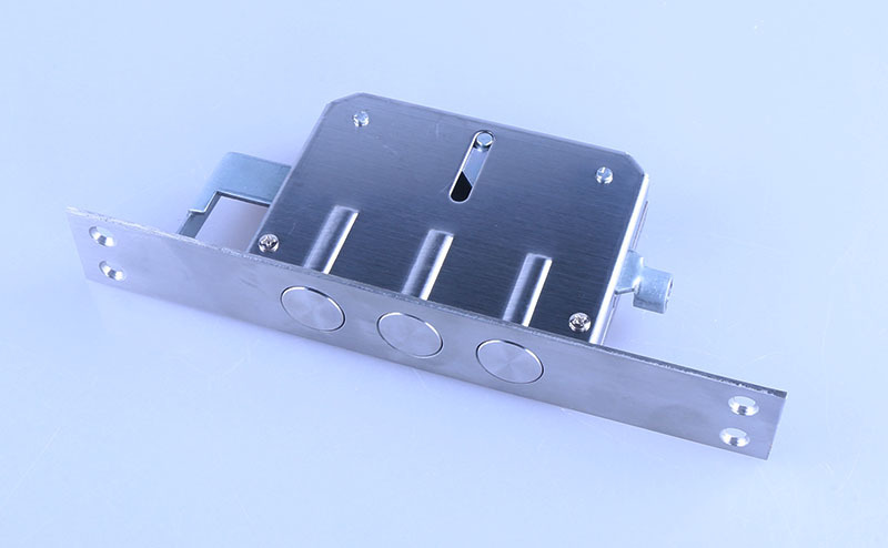 防盗门侧锁 副锁 上下 边锁 副锁不锈钢三柱舌天地锁厂家批发定制