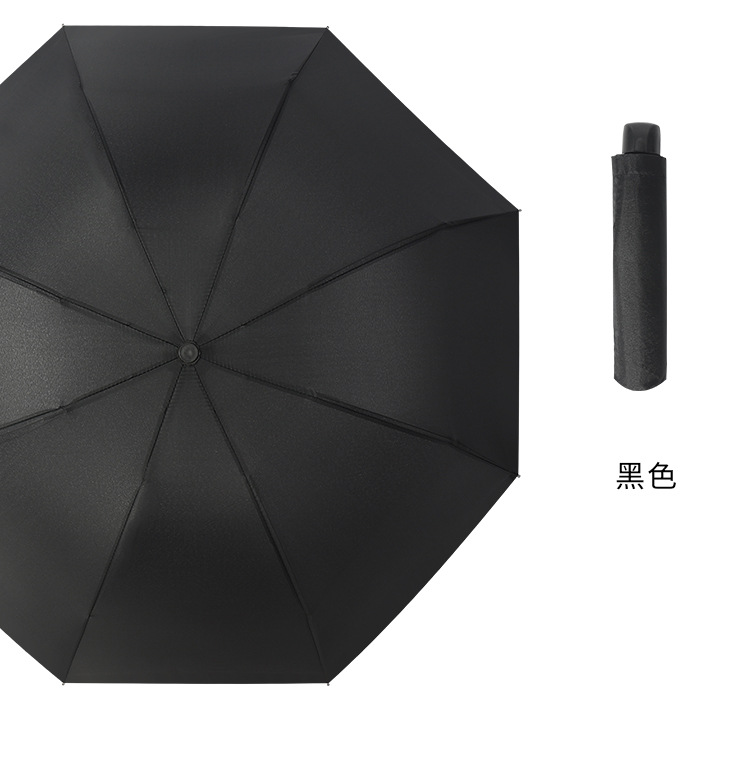 High-End Automatic Tri-Fold Umbrella Folding Men's and Women's Business Umbrella Umbrella Gift Making Logo Umbrella Advertising Umbrella