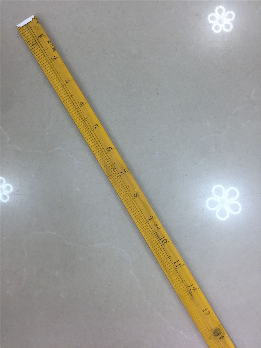 1米 100cm木制直尺 黄木尺 裁缝尺 公分英寸市寸