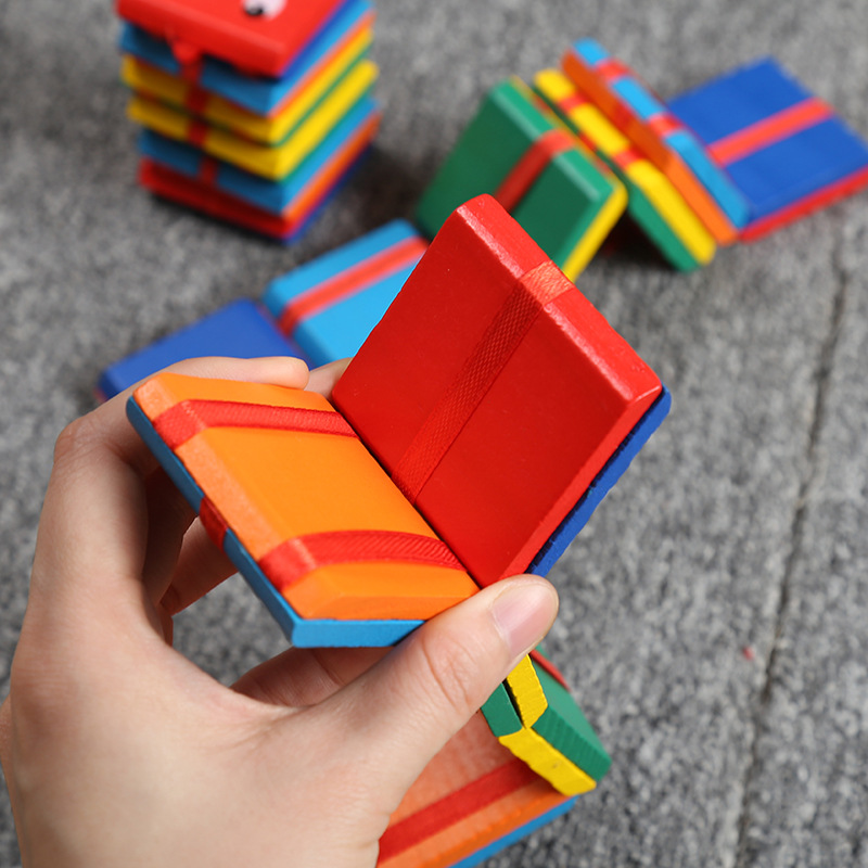 幼儿童益智早教翻板玩具木制彩色翻板幼儿园教学用具创意地摊玩具