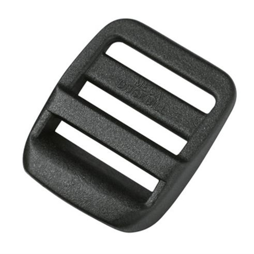 黑色白色加厚弧形四档扣书包扣塑料尼龙目字扣背包调节扣梯扣