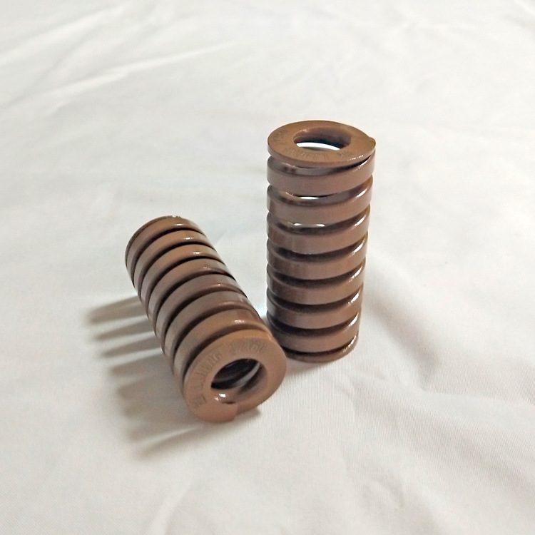 批发合金钢模具弹簧 彩色矩形短距轻重型 负荷 扁线压缩tf黄色swf