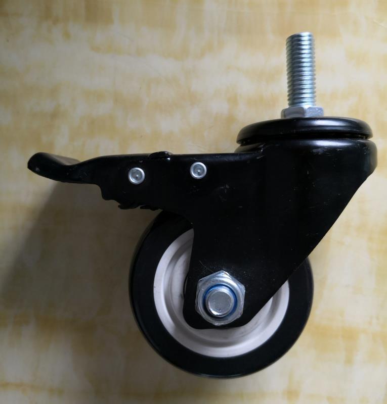 5寸3寸万向金钻轮 4寸5寸脚轮 万向带刹车