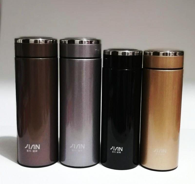 正品富光杯304不锈钢健牌保温杯可爱时尚真空杯男士商务杯bj1802