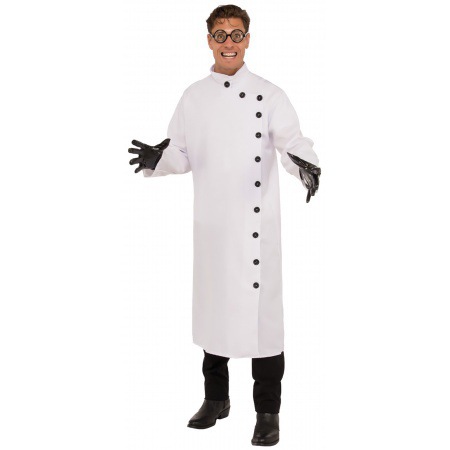 万圣节男女科学怪人服装实验室研究人员角色扮演服白色大褂科学家