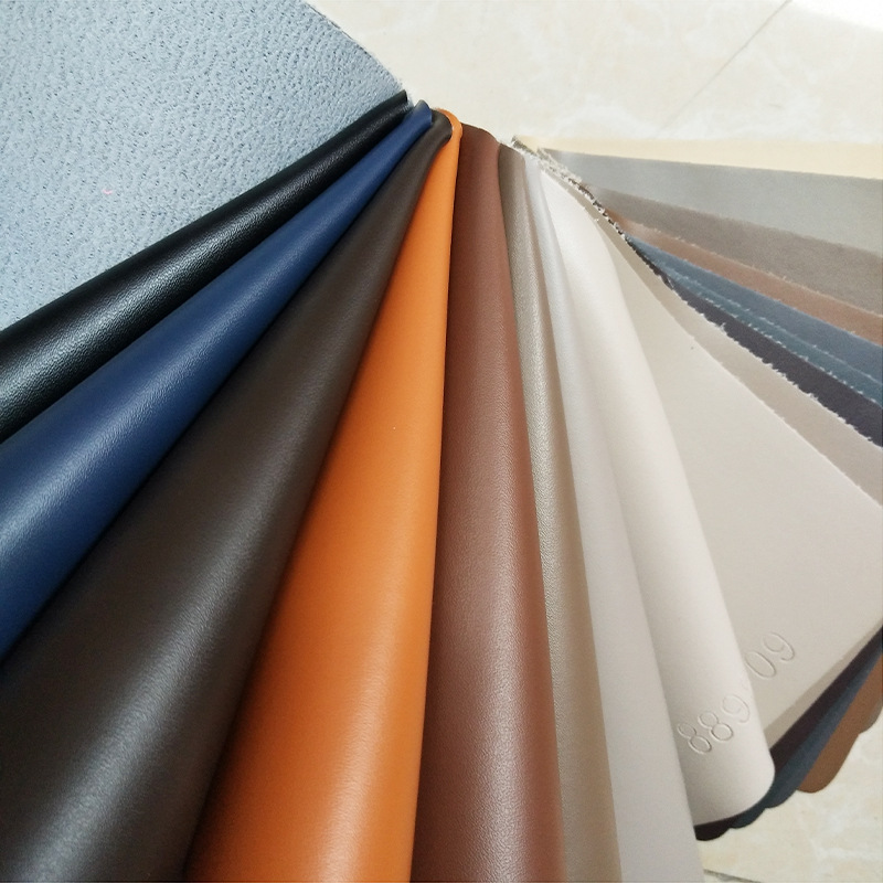 供应人造革手袋箱包皮具皮料pvc皮革面料针纹仿超纤大量现货批发