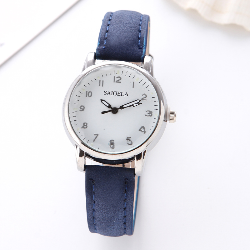 chic风女生小清新款百搭手表女学生韩版简约潮流文艺范休闲复古