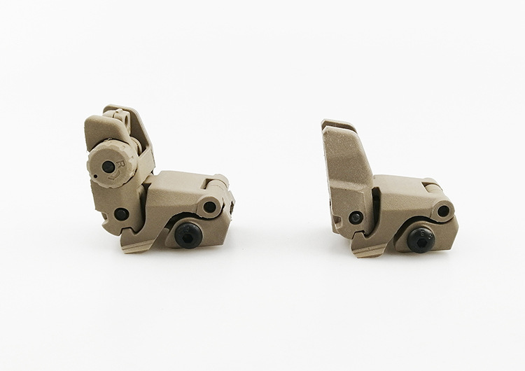 m4马盖普机瞄锦明9代j8机械瞄416玩具枪ar外观改装配件尼龙可折叠