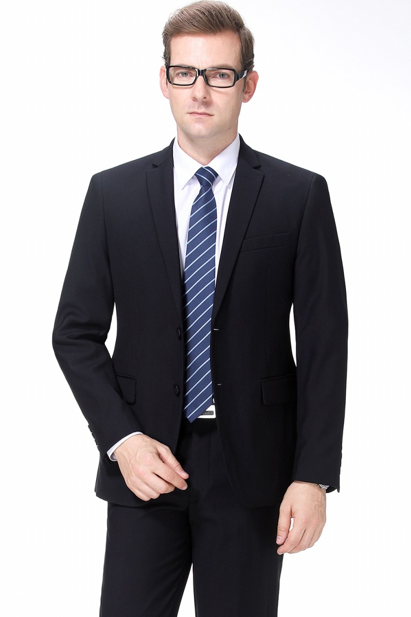 品牌男士套装西服2019秋冬装男装中年修身白领西装休闲正装礼服男