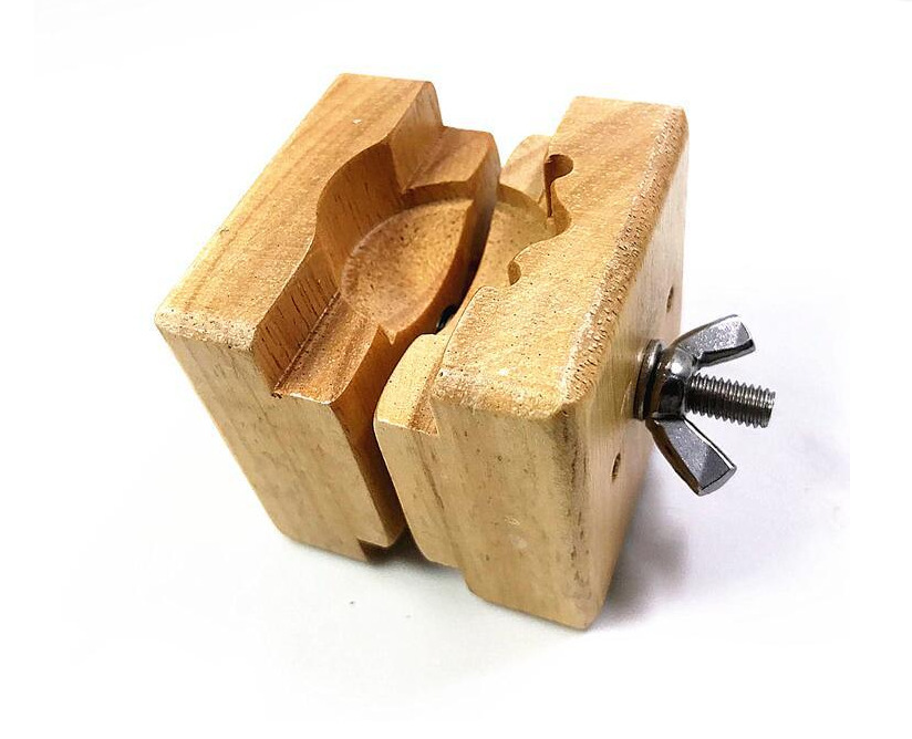 修表工具 木制开表底座 手表夹具木座 木头夹表座 手表表头固定