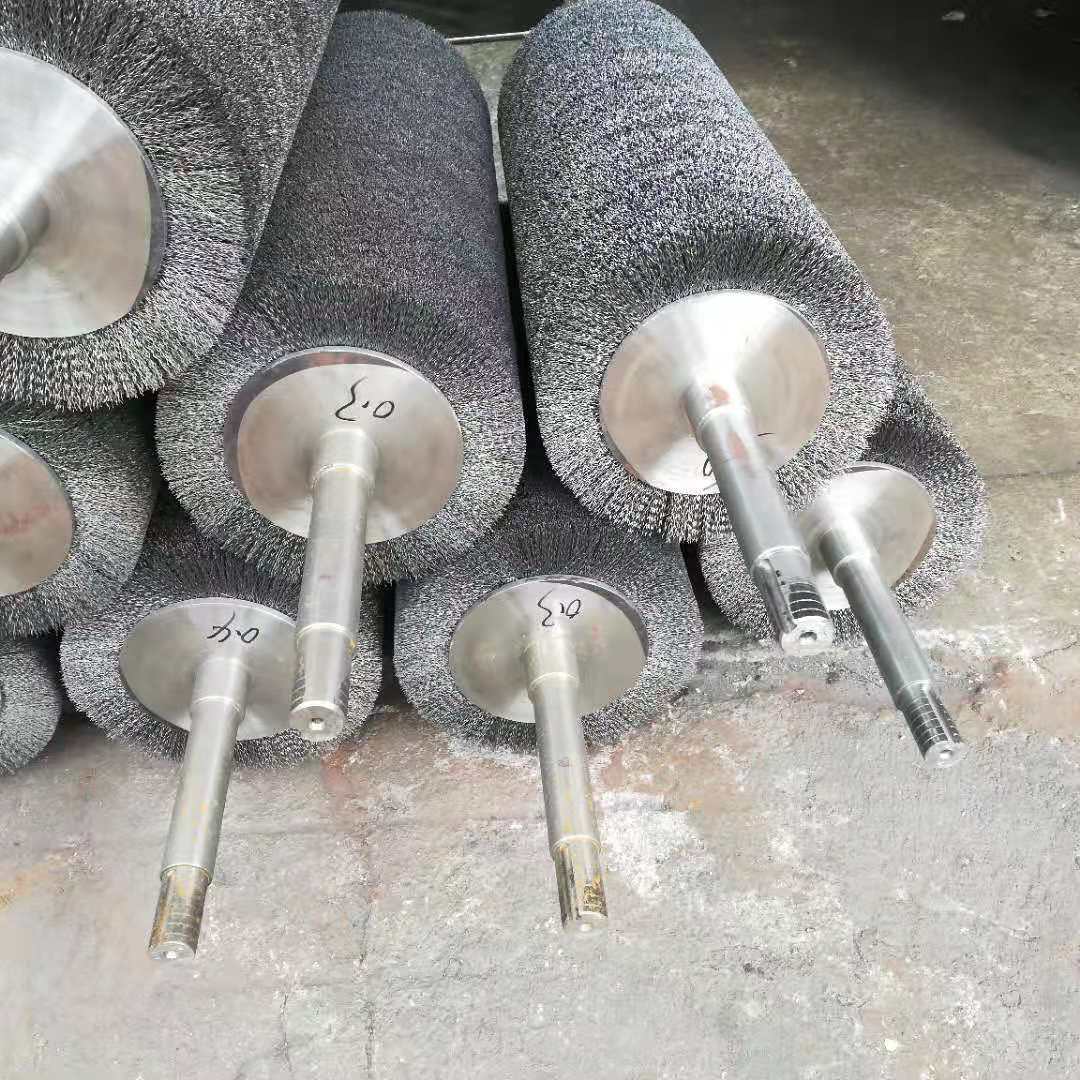 厂家定制批发抛光除锈毛刷辊打磨毛刷辊工业钢丝刷辊