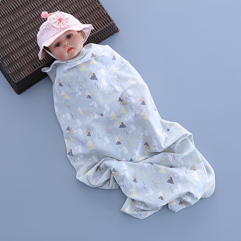 新生儿抱被夏季纯棉猪宝宝襁褓单婴儿包单裹布包巾初生包布薄款