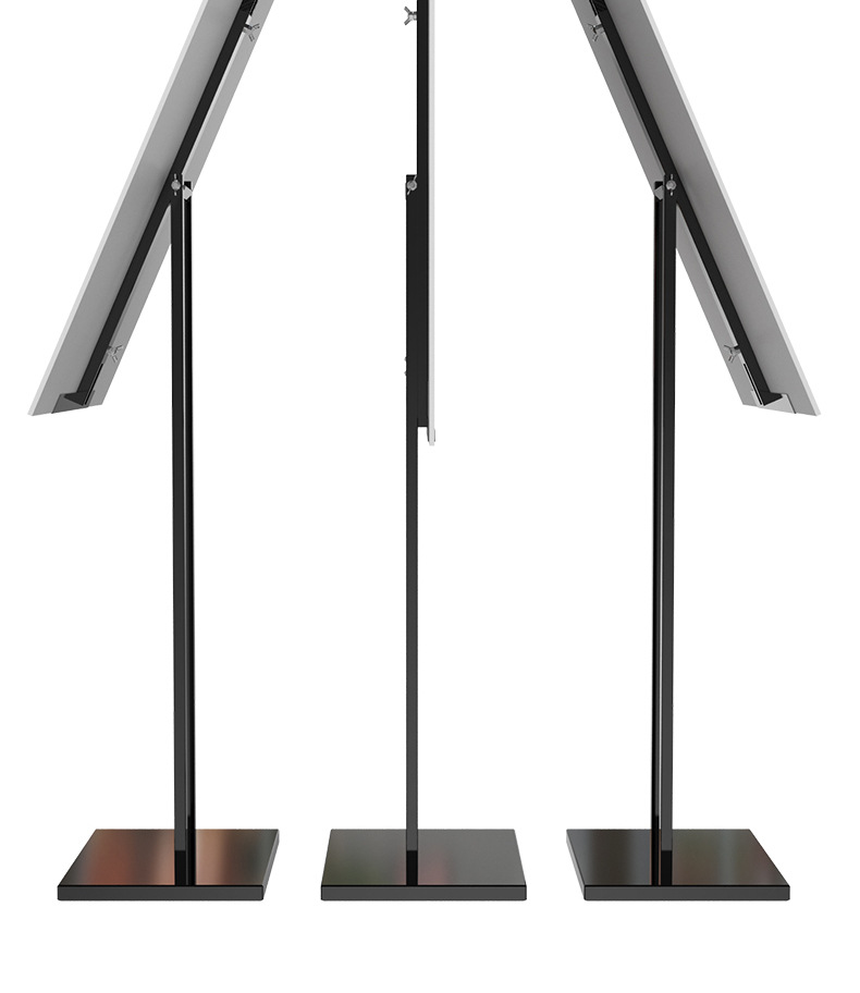 kt板展架木制户外招聘立式新款广告架子展板立牌海报包邮铁艺展示