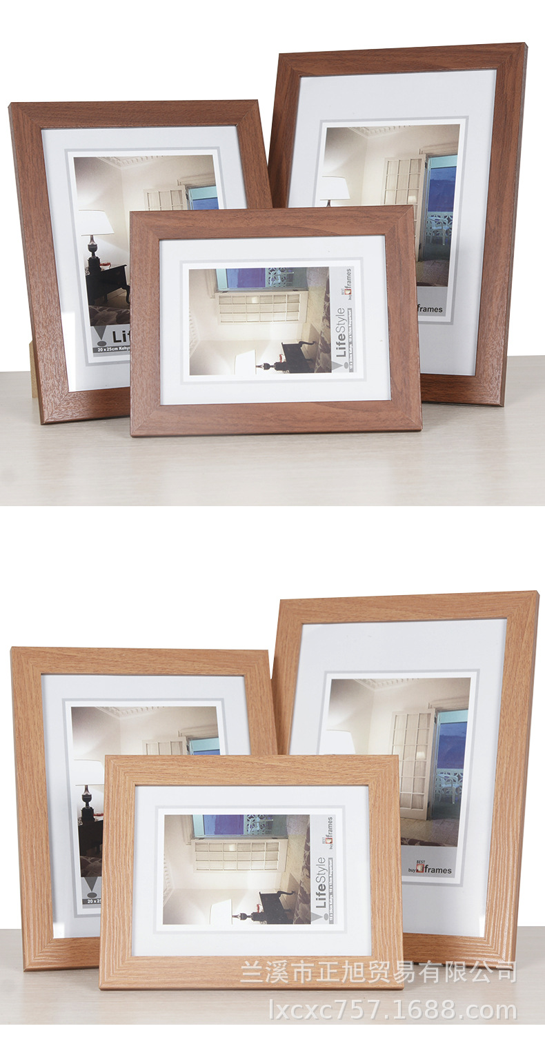 厂家直销实木相框创意摆台挂墙7寸8寸10寸a4现代简约艺术装饰画框