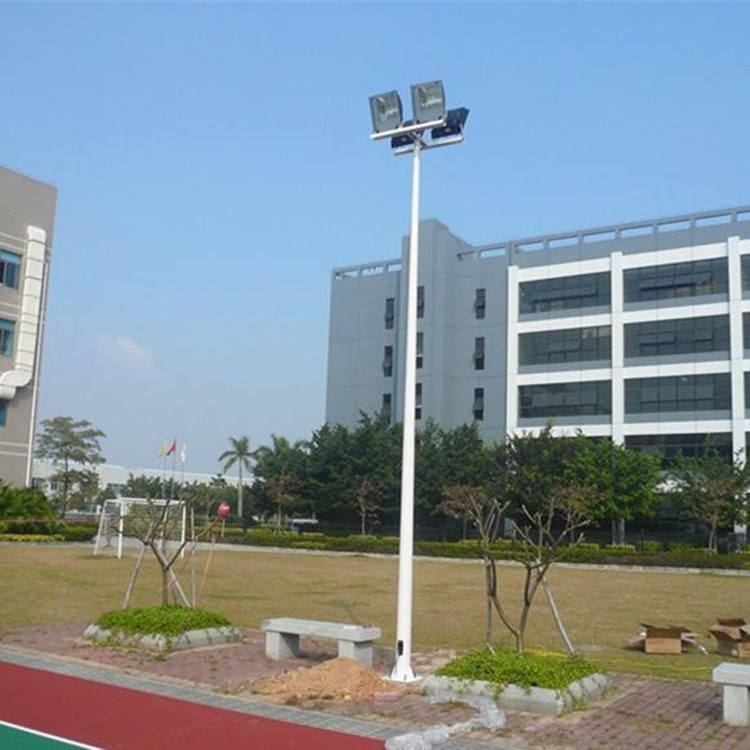 厂家直销t型投光灯杆广场市政道路高杆灯球场照明灯杆户外道路灯