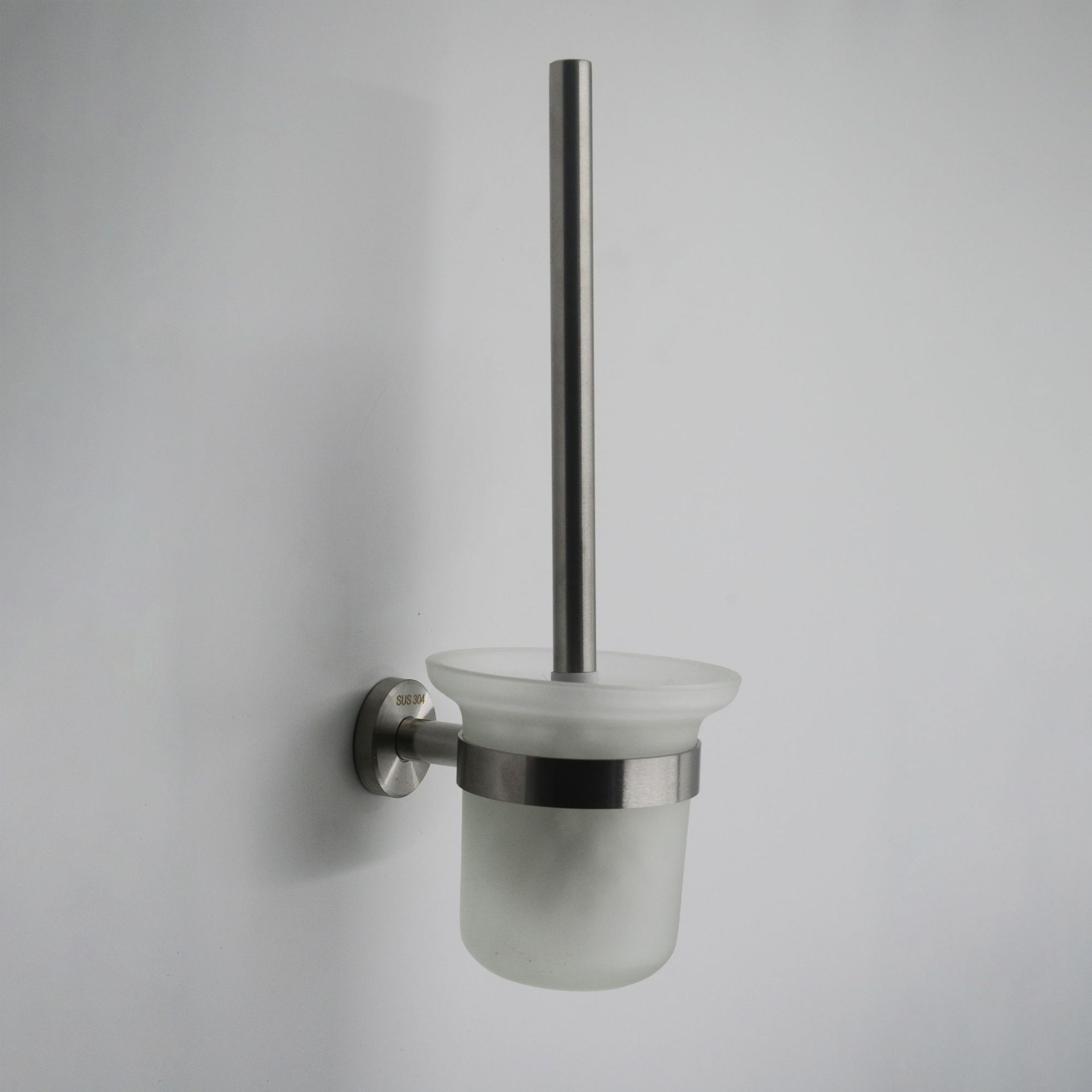 马桶刷架 不锈钢304 杯架 卫生间洁具 浴室挂件 a-1025奋前卫浴