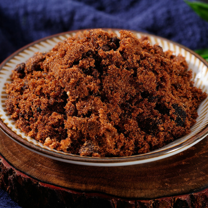 广西厂家现货500g原味黑糖粉纸袋包装 甘庶糖散装调味黑糖粉