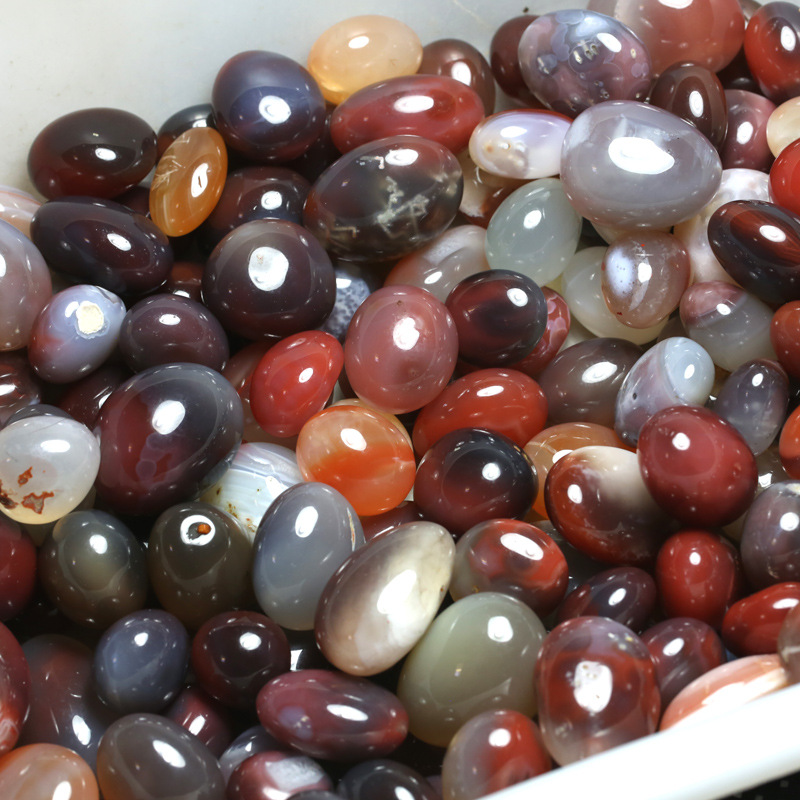 约20~30毫米100克天然非红玛瑙裸石 非洲红玛瑙佛教风水石鱼缸石