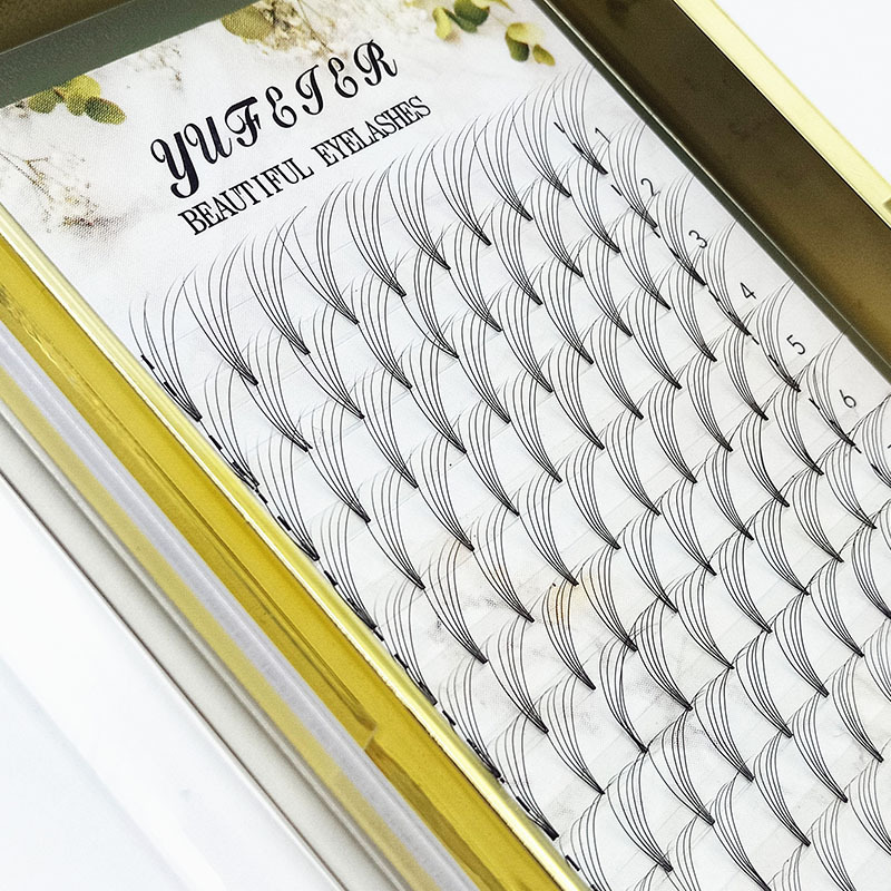 Wholesale 16 Rows 5P Individual False Eyelash Segmented Grafting False Eyelashes Natural Thick Chemical Fiber Planting Individual False Eyelash Internet Celebrity Parthenocissus Grass