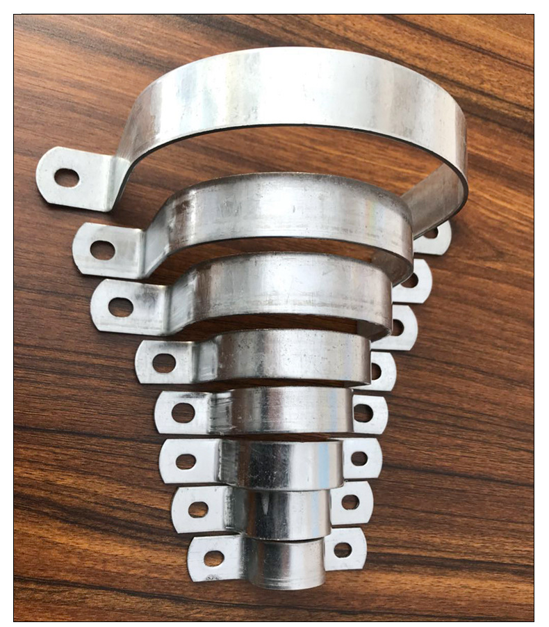 扁铁管卡骑马卡 水管电线固定卡u型管夹马鞍卡 欧姆卡dn20批发