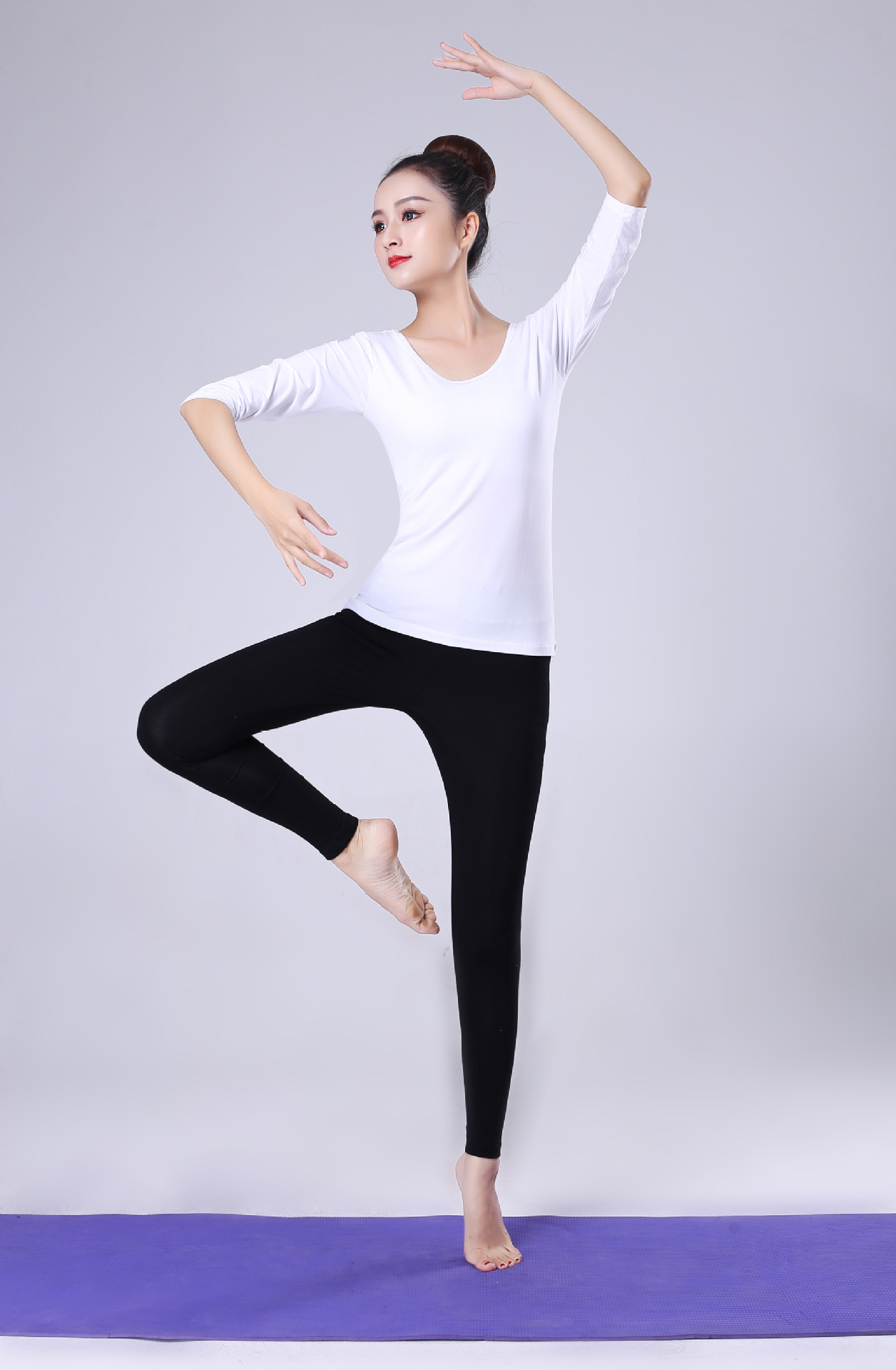 舞蹈服新款形体服修身显瘦健身瑜伽练功服艺考舞蹈生集训服女套装