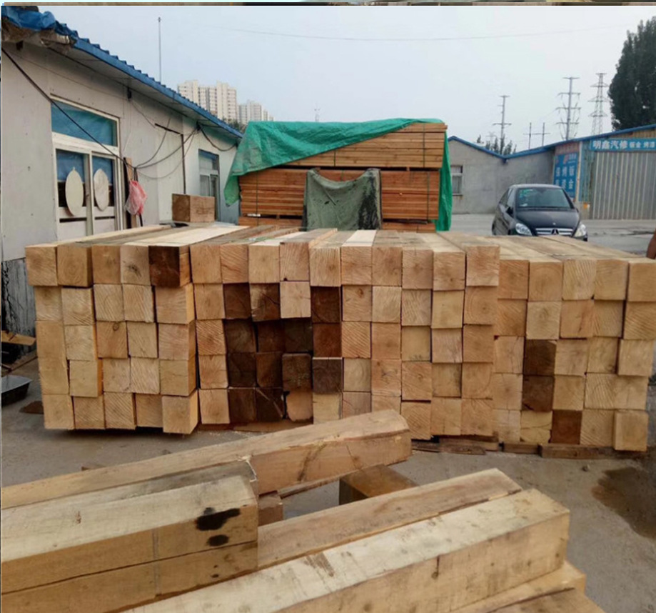 山银厂家现货供应普通油浸枕木 油侵枕木可加工定制枕木