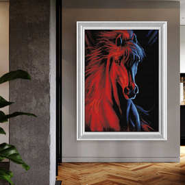 厂家批发满绣十字绣 冰与火客厅小件自绣刺绣布艺diy材料一件代发