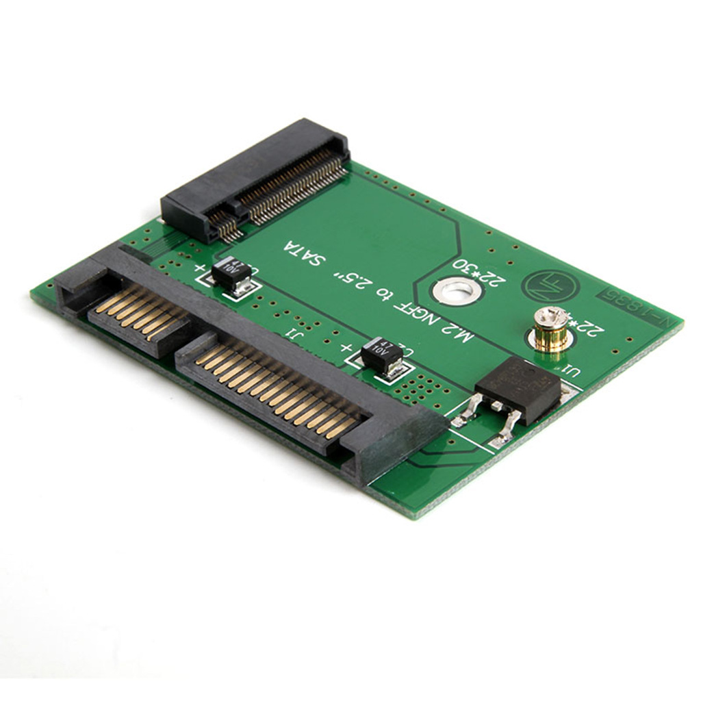 2 ssd固态硬盘转半高2.5寸sata3 m.2转2.5 sata转接卡