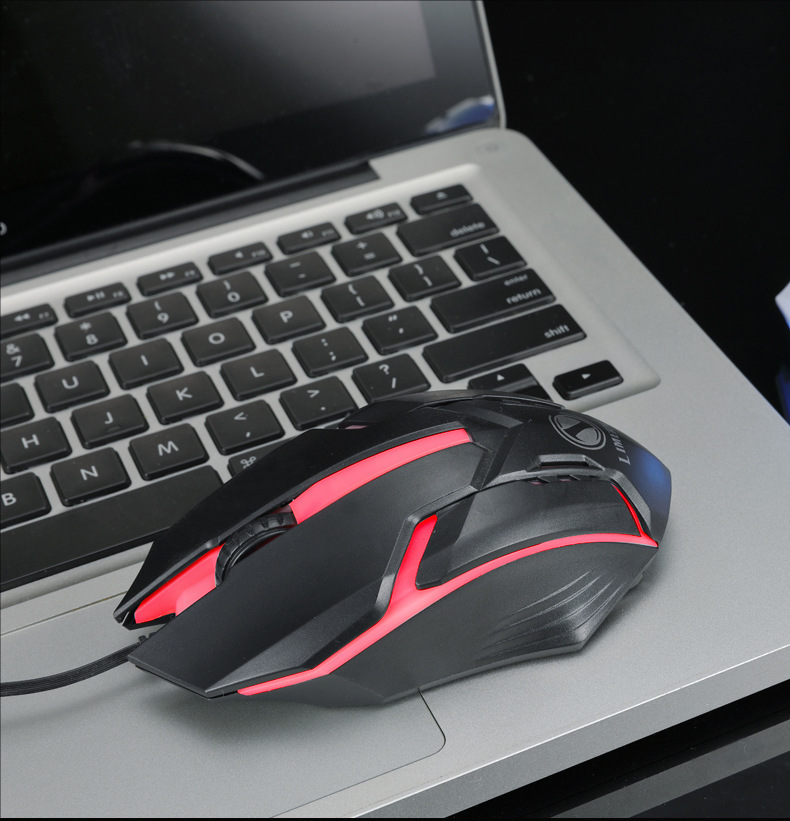 力美gtx300朋克键鼠套装 usb键盘鼠标 复古圆圆键帽 有线鼠标键盘