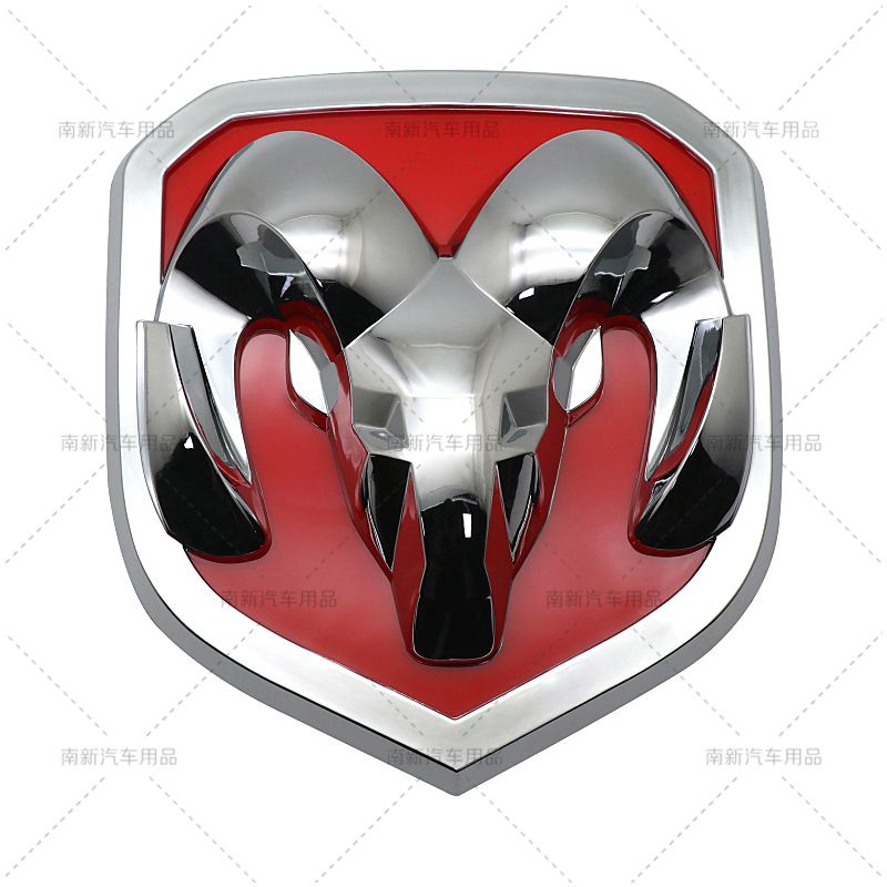 道奇公羊车标 ram1500 ram2500 ram3500 大皮卡车贴 羊头前后标