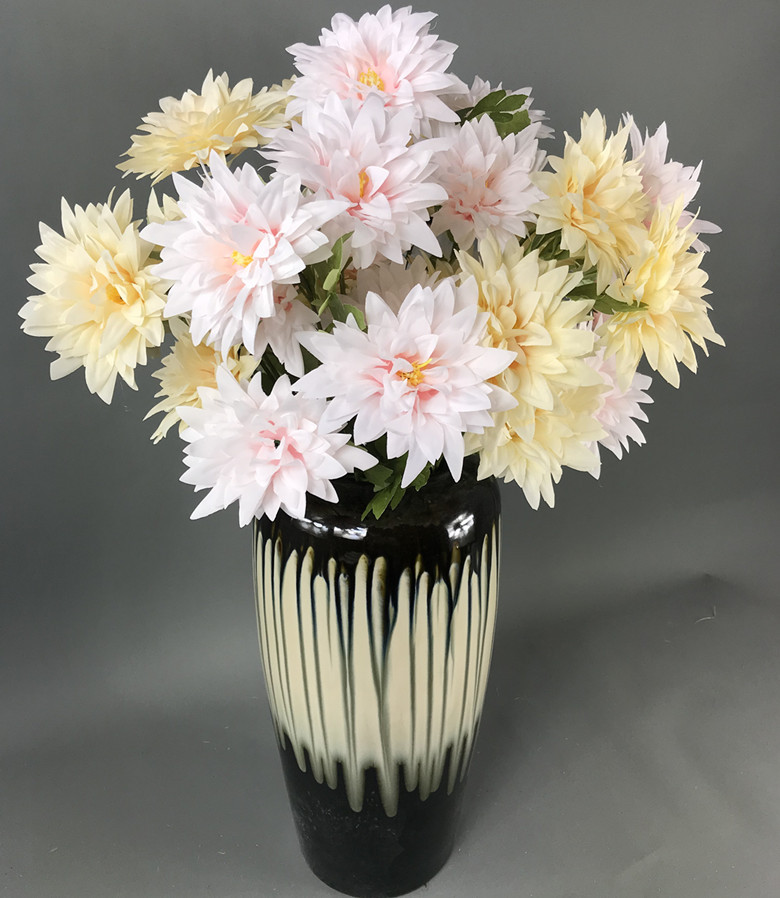 6色婚庆仿真3头昙花 家居装饰婚庆花装饰餐桌花假花昙花 厂家批发