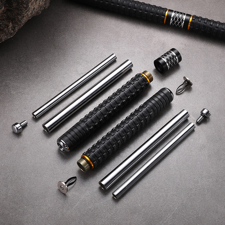 浩创户外武术钢笔式三节迷你伸缩棍男女外出防身厂家直销