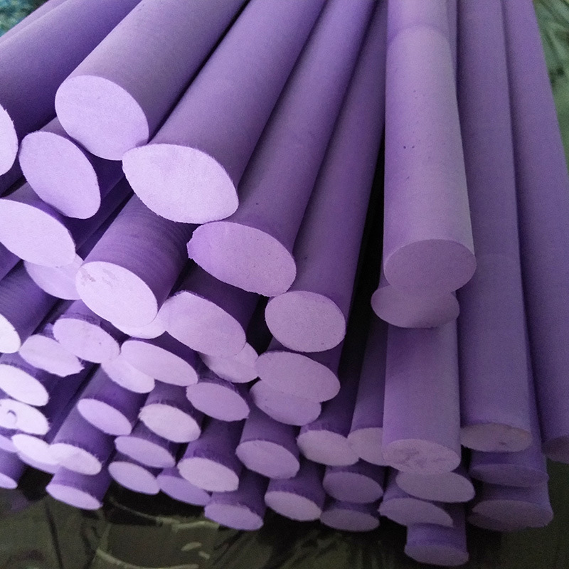 可定制 实心高密度硬质eva泡棉棒子 道路硬海绵配件eva棉条子