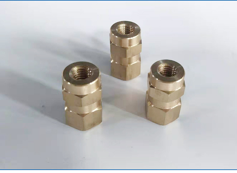 黄铜分接头浇注铜接线座 变压器浇注铜螺母 分接螺母铜头 铜接头