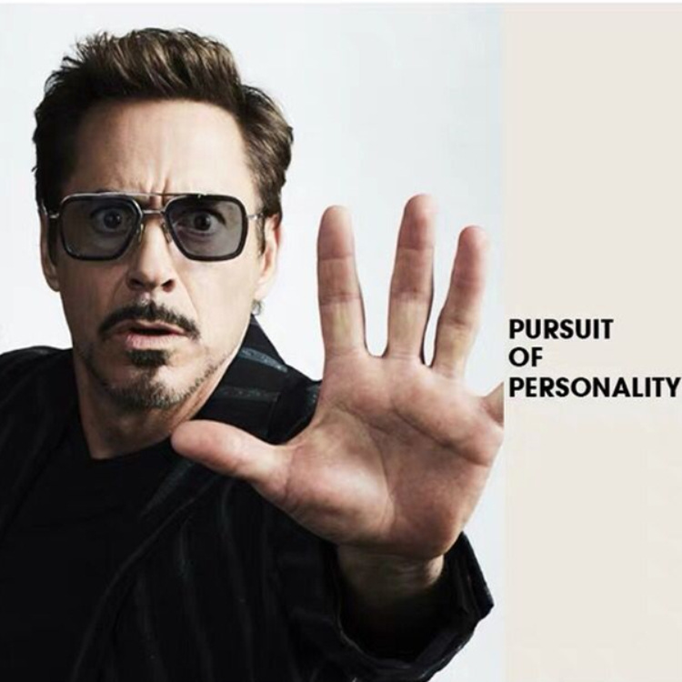 Spiderman Iron Man Robert Downey Similar Glasses Tony Stark Myopic Sunglasses Men's Trendy Sunglasses