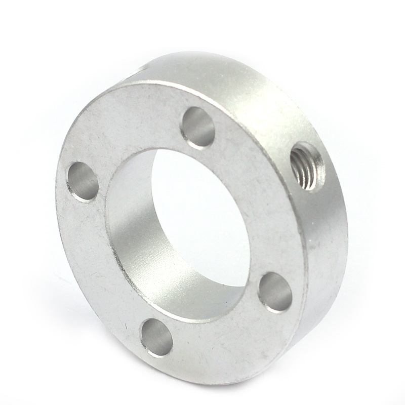 固定环端面4孔 / 通孔止动螺丝型限位环轴用档圈定位器sn4h铝合金