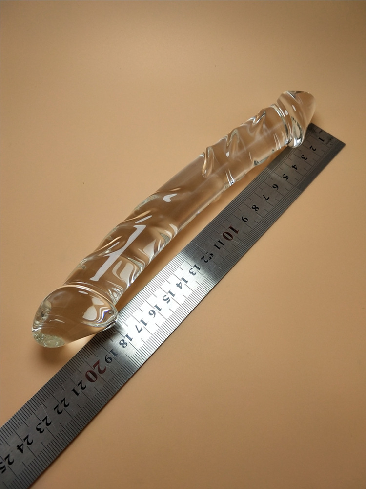 双头龙仿真阳具性保健水晶玻璃自慰器